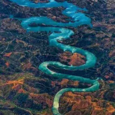 Blue Dragon River, Portugal...NO Photoshop! The photographer Steve Richards has made this...http ...