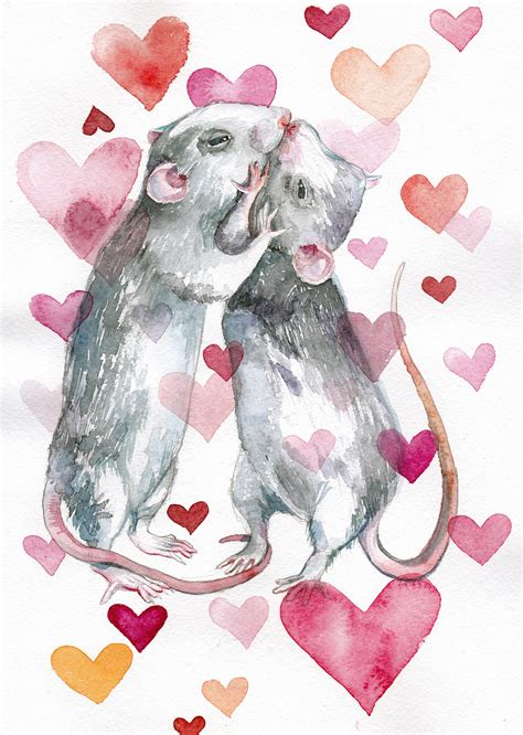 rat love on Behance