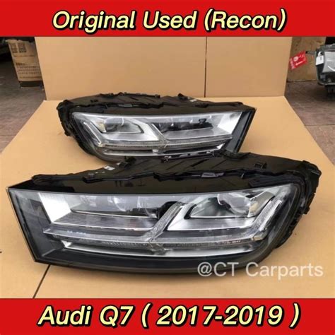 Audi Q7 Headlamp Original 2017-2019 Audi Q7 Headlight Original (Matrix ...