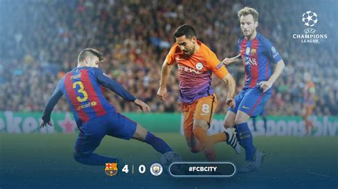 UEFA Champions League FC Barcelona 4-0 Man City Highlight and Full Match - Full Matches Pro