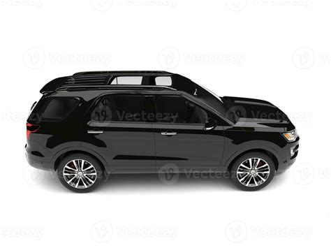 Pitch black modern SUV - side view 31198329 Stock Photo at Vecteezy