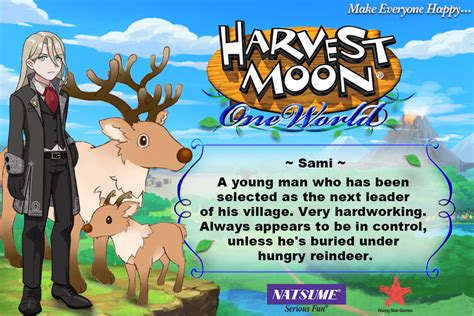 Harvest Moon: One World's "Sami" profiled | The GoNintendo Archives ...