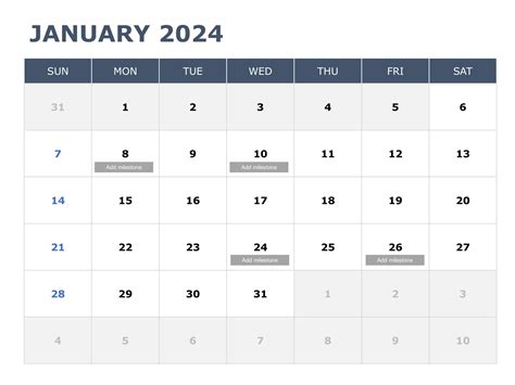 2024 Calendar Template Powerpoint Free Downloads - Mitzi Janetta