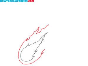 How to Draw a Fireball - Easy Drawing Tutorial For Kids