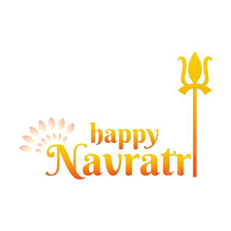 Happy Navratri Vector Art PNG, Happy Navratri Greeting Text Transparent, Happy Navratri, Durga ...