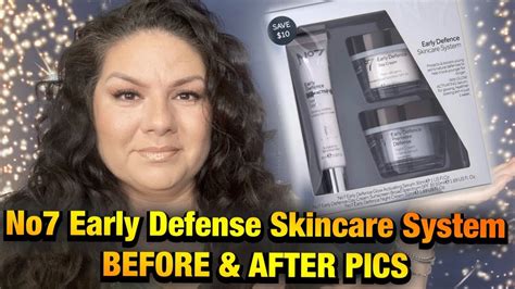 No7 EARLY DEFENSE SKINCARE SYSTEM REVIEW. Before & After - YouTube