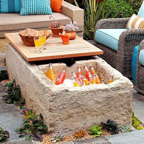 Brilliant DIY Cooler Tables for the Patio (with built-in coolers, sinks, and ice boxes ...