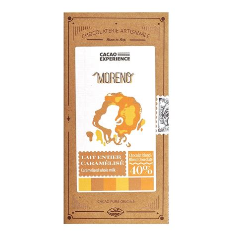 Cacao Experience Moreno, White Chocolate 40% - Chocolate Seekers