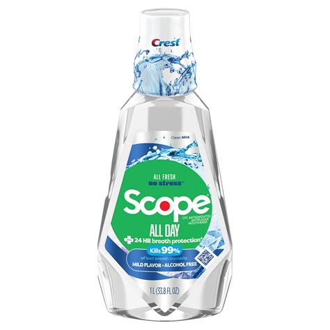 Scope All Day Alcohol Free Mouthwash | Crest