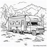 Camper & Rv Coloring Pages  Free Printable sketch template