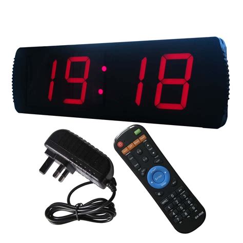 Buy Ledgital Countdown Timer Clock, Digital Wall Clock with Remote ...