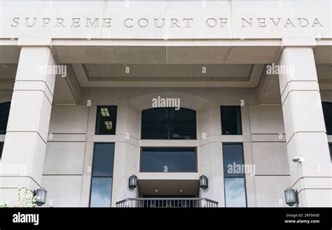 Facade of the Nevada Supreme Court Building in Carson City, Nevada Stock Photo - Alamy