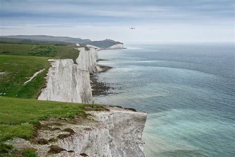 Seven sisters chalk cliffs stock photo. Image of scenics - 33456738