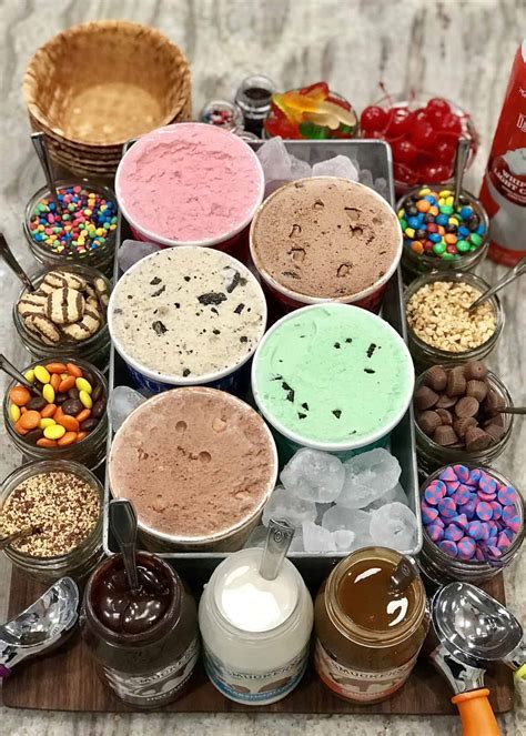 Build-Your-Own Ice Cream Sundae Board - The BakerMama