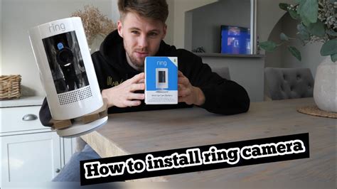 HOW TO INSTALL A RING STICK UP CAM BATTERY !! - YouTube