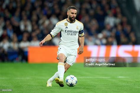 Daniel Carvajal of Real Madrid controls the ball during the UEFA... News Photo - Getty Images