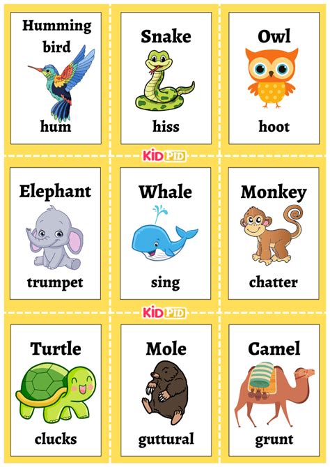 Animal Sounds Flashcards | Animal flashcards, Animal sounds, Flashcards