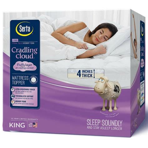 Serta 4 Inch Mattress Topper | Twin Bedding Sets 2020