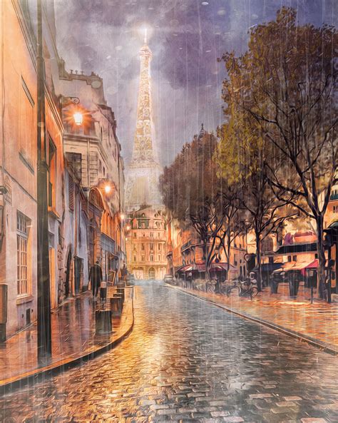 ArtStation - Rainy Day in Paris