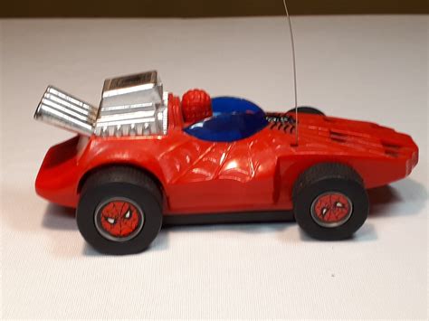 1977 Spiderman Race Car Remote Control Marvel | Etsy