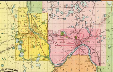 Map Monday: 1897 Rand McNally Minneapolis and Saint Paul | streets.mn