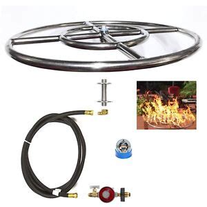 FR18CK: BASIC PROPANE DIY GAS FIRE PIT KIT & 18" LIFETIME WARRANTED 316 BURNER 720189234194 | eBay