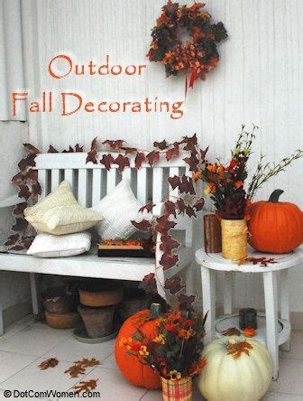 Outdoor Fall Porch Decorating (With images) | Fall decorations porch, Fall decor inspiration ...