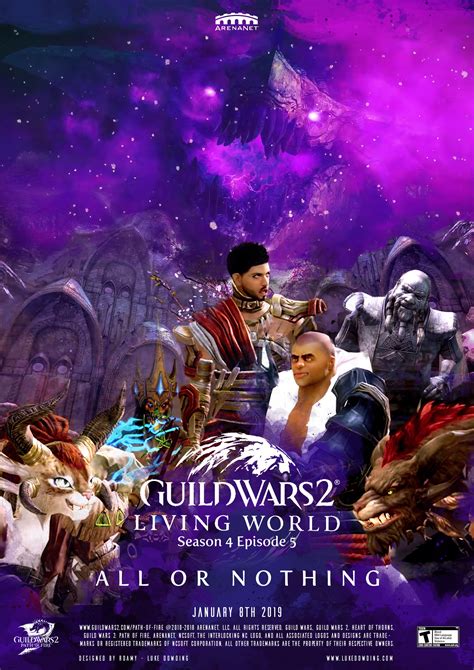 GW2 Living World Season 4 Episode 5 Movie Poster - Luke Dowding - on the web