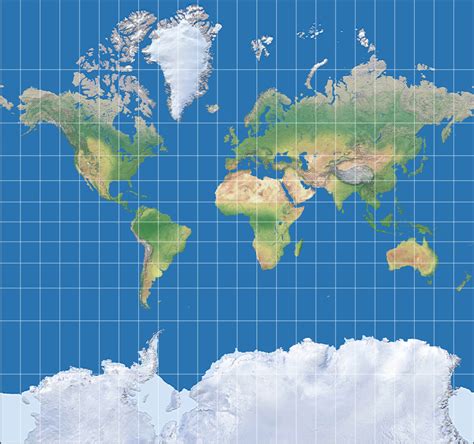 License Info: Mercator Projection