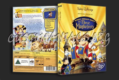 Mickey, Donald, Goofy: The Three Musketeers dvd cover - DVD Covers ...