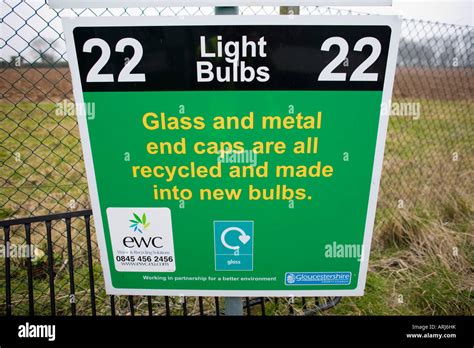 Light Bulb recycling at a UK recycling centre Stock Photo - Alamy