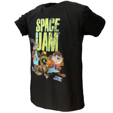 Space Jam 2 Tune Squad T-Shirt Black - Official Merchandise - Popmerch.com