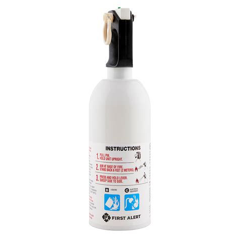 First Alert KITCHEN5 Kitchen Fire Extinguisher UL Rated 5-B:C (White)