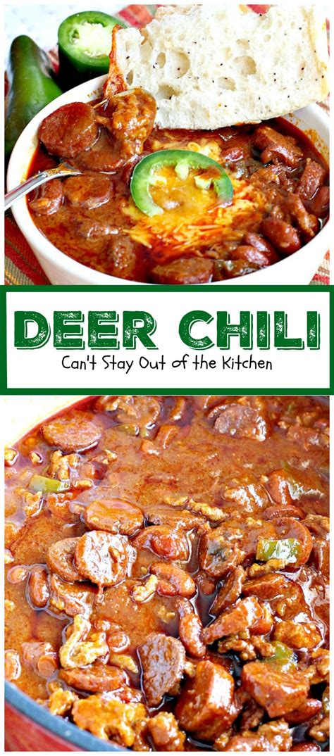 Deer Chili – Can't Stay Out of the Kitchen