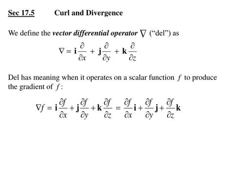 Divergence Formula