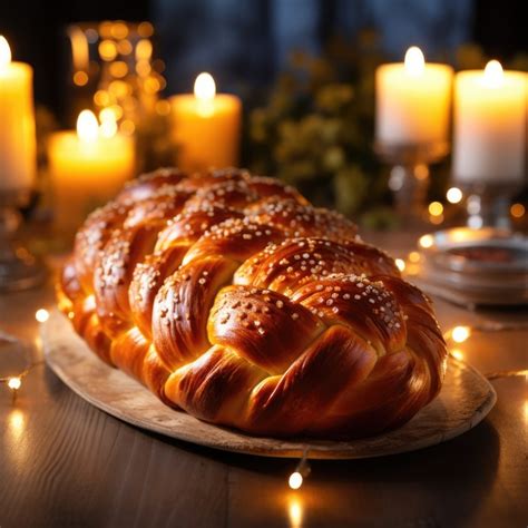 Free AI Image | Delicious food prepared for jewish hanukkah celebration