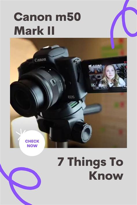 Canon M50 Mark ii – 7 Things to Know | Photography settings, Camera ...