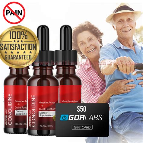 GDR Labs Conolidine (USA SUMMMER SALE!) Formula To Relief From Pain And Muscle Aches | Gdr Labs ...