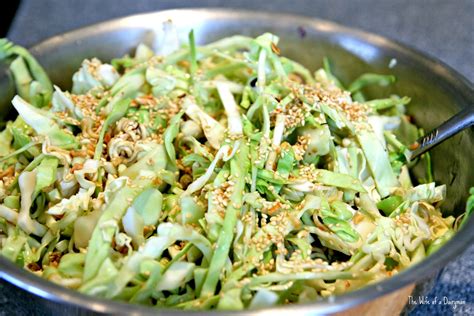 The Wife of a Dairyman ~ Churned in Cali: TT w/Linky: Easy Asian Chopped Cabbage Salad