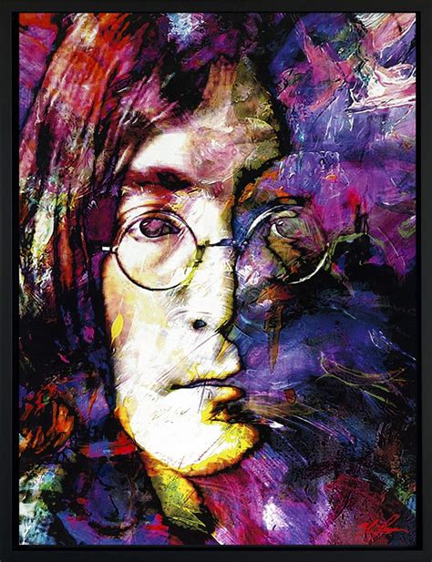 John Lennon canvas art print contemporary framed decor | Mark Lewis Art