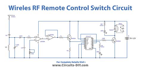 Wireless RF Remote Control ON/OFF Switch