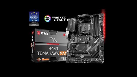 UNBOXING MSI B450 TOMAHAWK MAX II // WITH RGB TEST // - YouTube