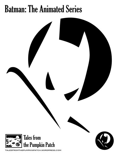 Printable Batman Pumpkin Stencil