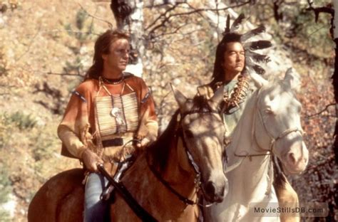 Dances with Wolves - Publicity still of Kevin Costner & Graham Greene