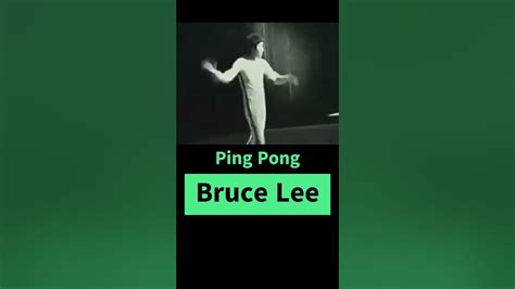 Bruce Lee Legendary Skills Ping Pong with Nunchucks - YouTube