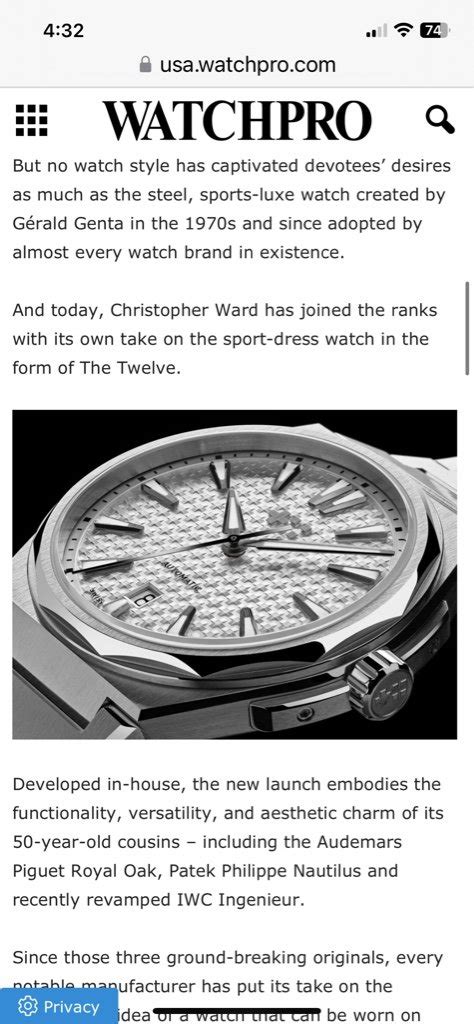 Christopher Ward Twelve info leaked? | Page 13 | WatchUSeek Watch Forums