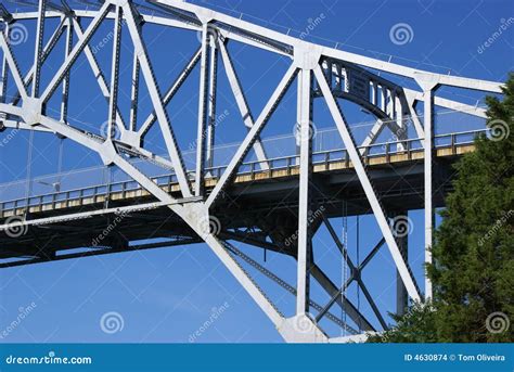 Bridge Over the Cape Cod Canal. Stock Photo - Image of highway ...