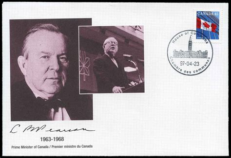 Buy Cover #S24c - Lester B Pearson (1897-1972) - Prime Minister of ...