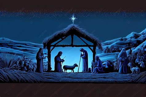 Nativity Scene Christianity Bethlehem Star Photo Background And Picture ...