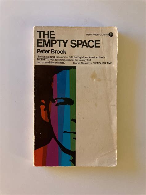 1st Printing the Empty Space by Peter Brook discus Paperback - Etsy UK